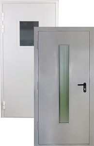 Противопожарные металлические двери - Изображение